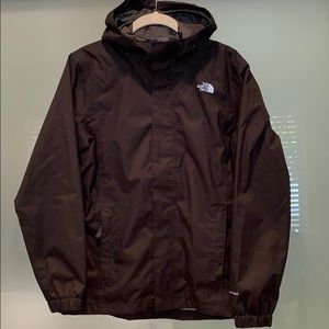 North Face black windbreaker